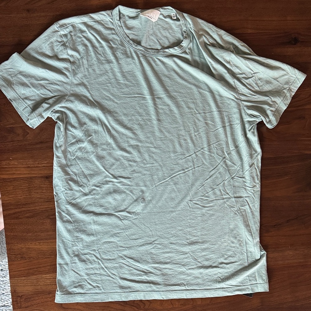 Men's 7 For All Mankind Mint Green Short Sleeve Pima Cotton Tee